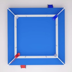 Ring de boxe 7,8 x 7,8 m selon les règles AIBA