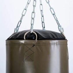 Sac de boxe Fighter Professional - blanc/or, 150 cm et 180 cm ;