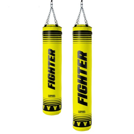 Sac de frappe de boxe Fighter XTR 150 à 180 cm - noir/or