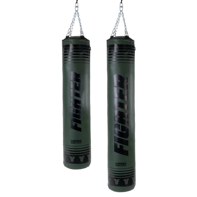 Sac de frappe de boxe Fighter XTR 150 à 180 cm - noir/or