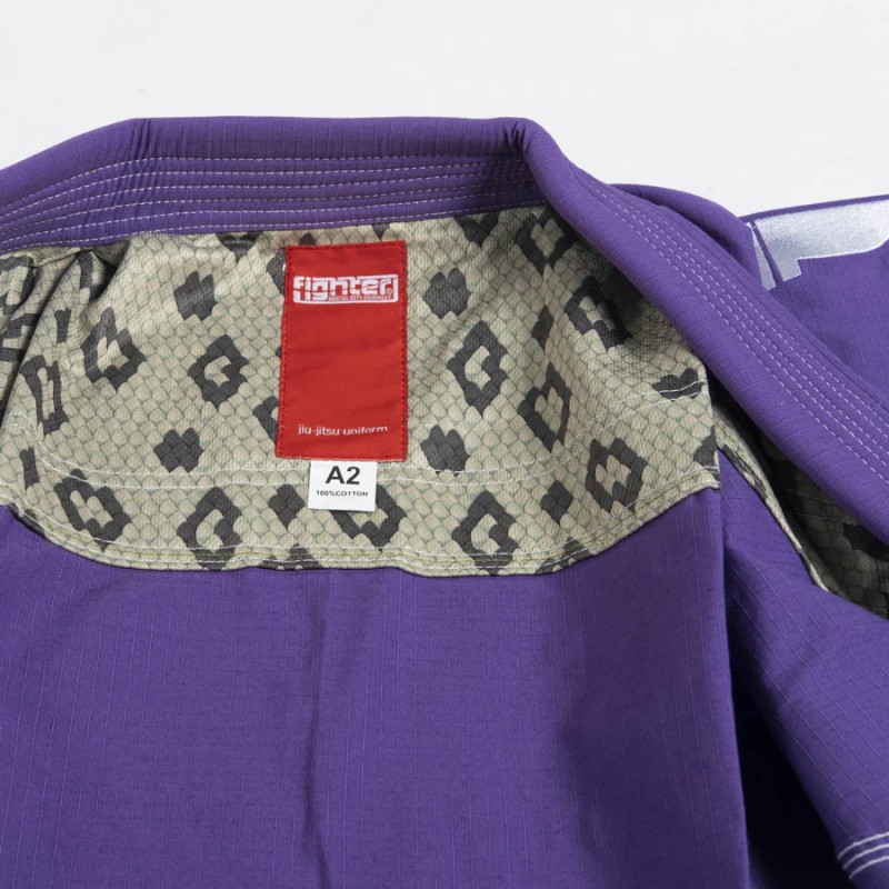 Fighter BJJ Ripstop  Gi Rip Stop KIDS - purple, BJJBW-10