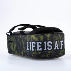 Bouclier THAI MAXI - La vie est un combat - Camouflage désert, F0