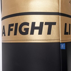 Sac de boxe Fighter Fitness 120 à 150 cm, noir/blanc