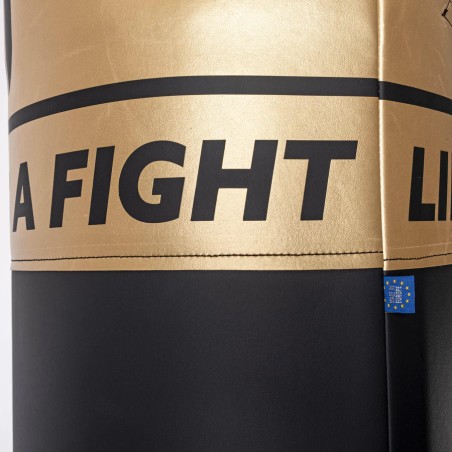 Sac de boxe Fighter Fitness 120 à 150 cm, noir/blanc