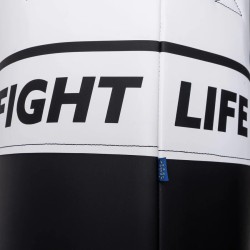 Sac de boxe Fighter Fitness 120 à 150 cm, noir/blanc