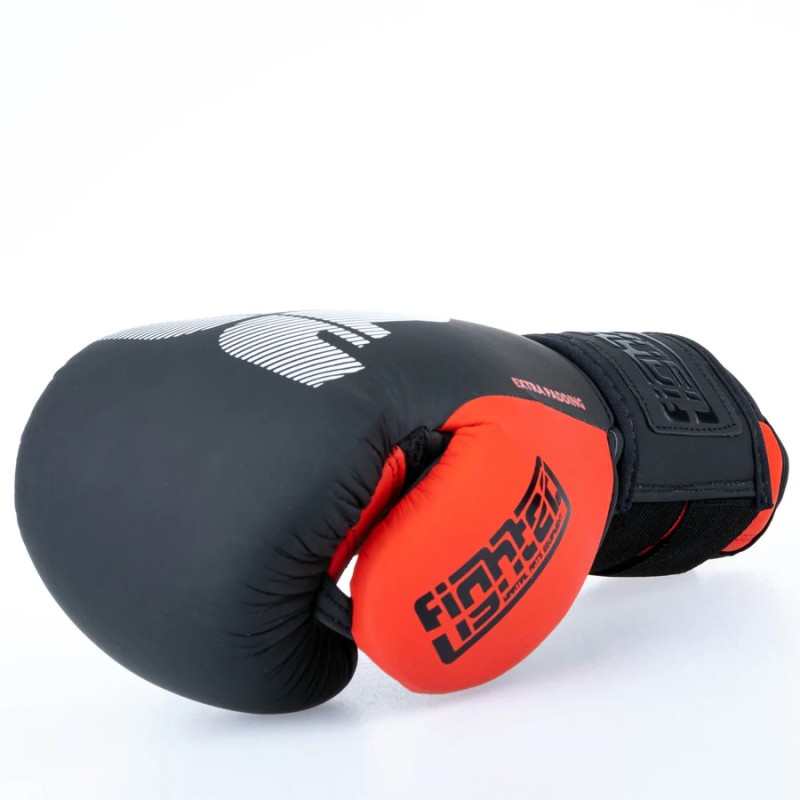 Gants de boxe Fighter Secure Fit - noir/or