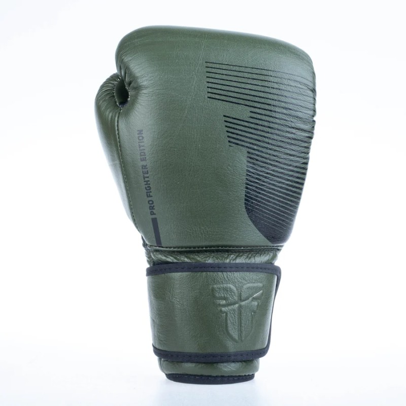 Gants de boxe Fighter Pro - blancs, FBG-PRO-001