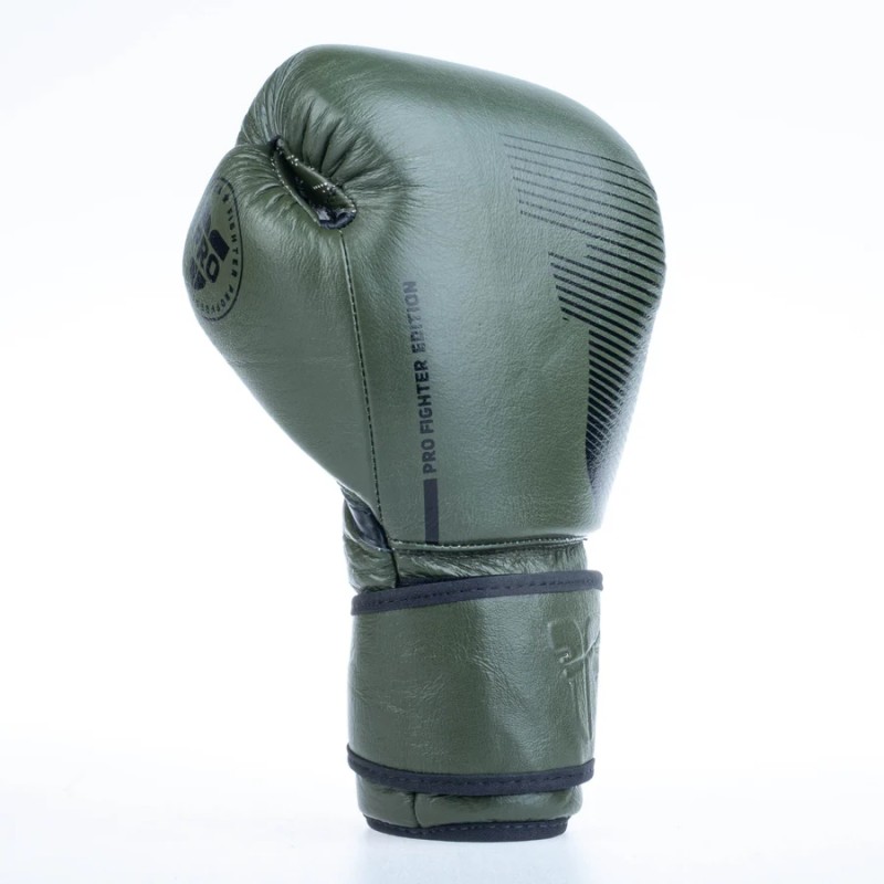 Gants de boxe Fighter Pro - blancs, FBG-PRO-001
