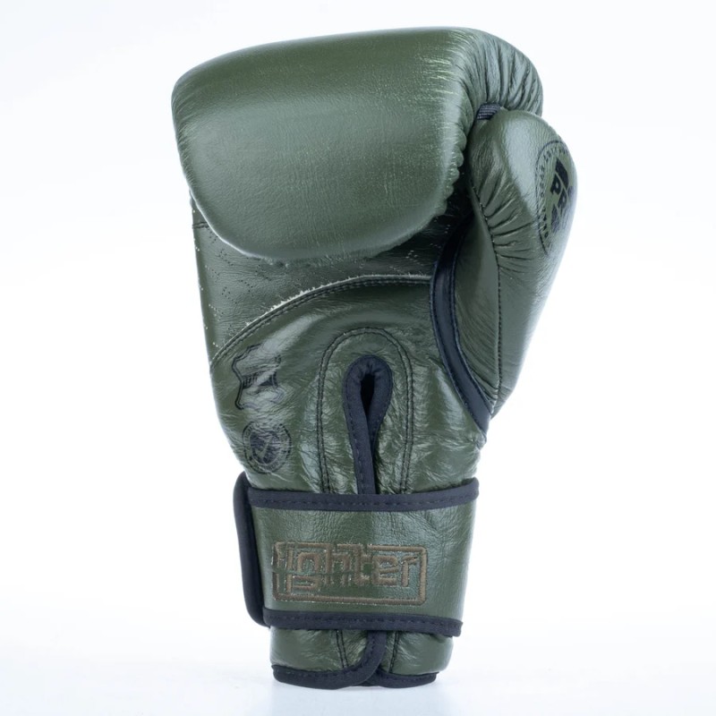 Gants de boxe Fighter Pro - blancs, FBG-PRO-001