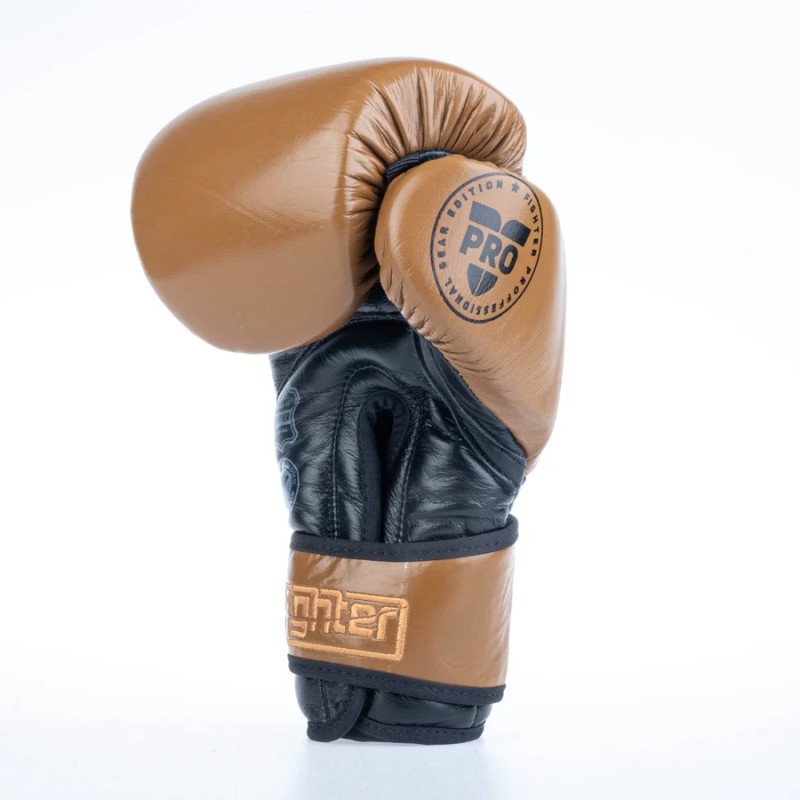 Gants de boxe Fighter Pro - blancs, FBG-PRO-001