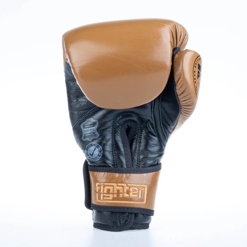 Gants de boxe Fighter Pro - blancs, FBG-PRO-001