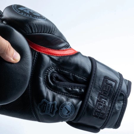 Gants de boxe Fighter Pro - blancs, FBG-PRO-001