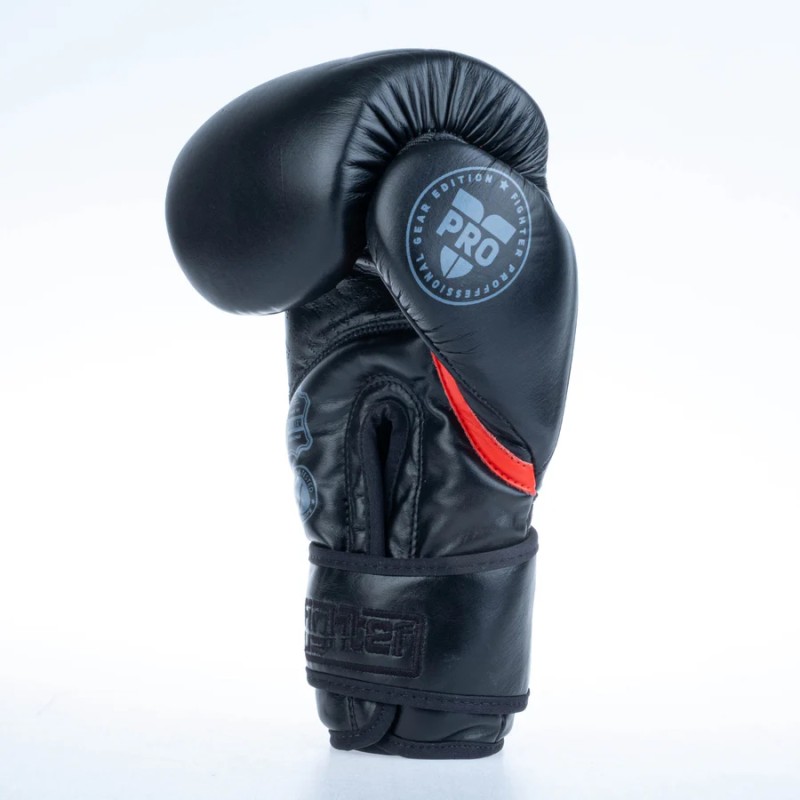 Gants de boxe Fighter Pro - blancs, FBG-PRO-001