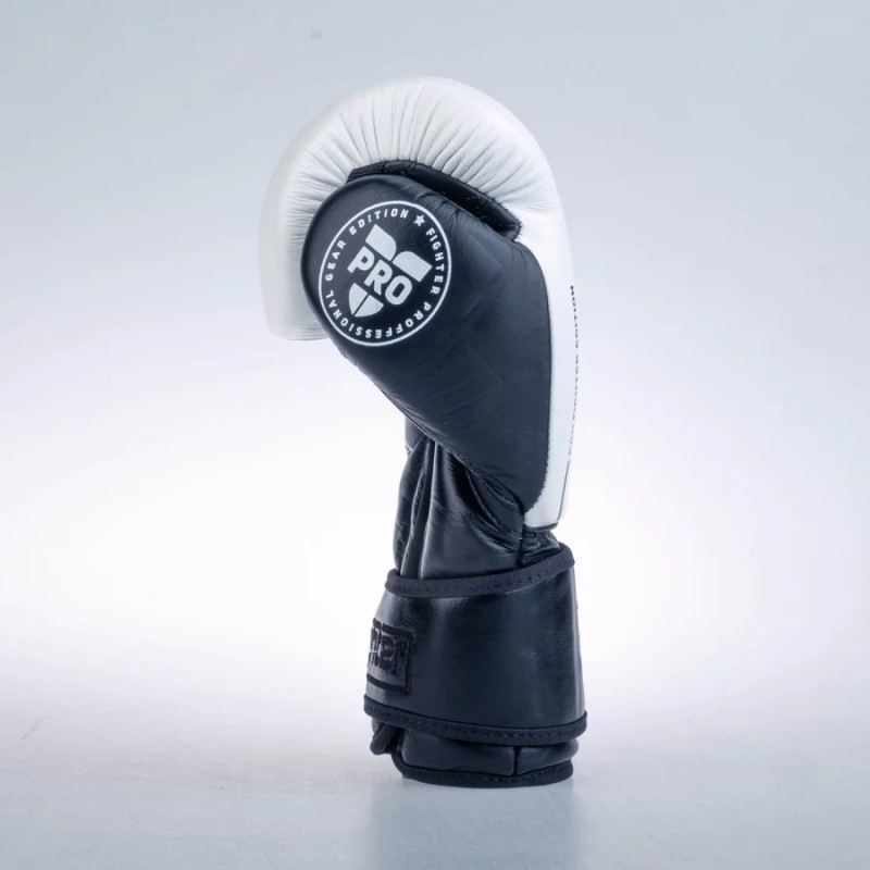 Gants de boxe Fighter Pro - blancs, FBG-PRO-001