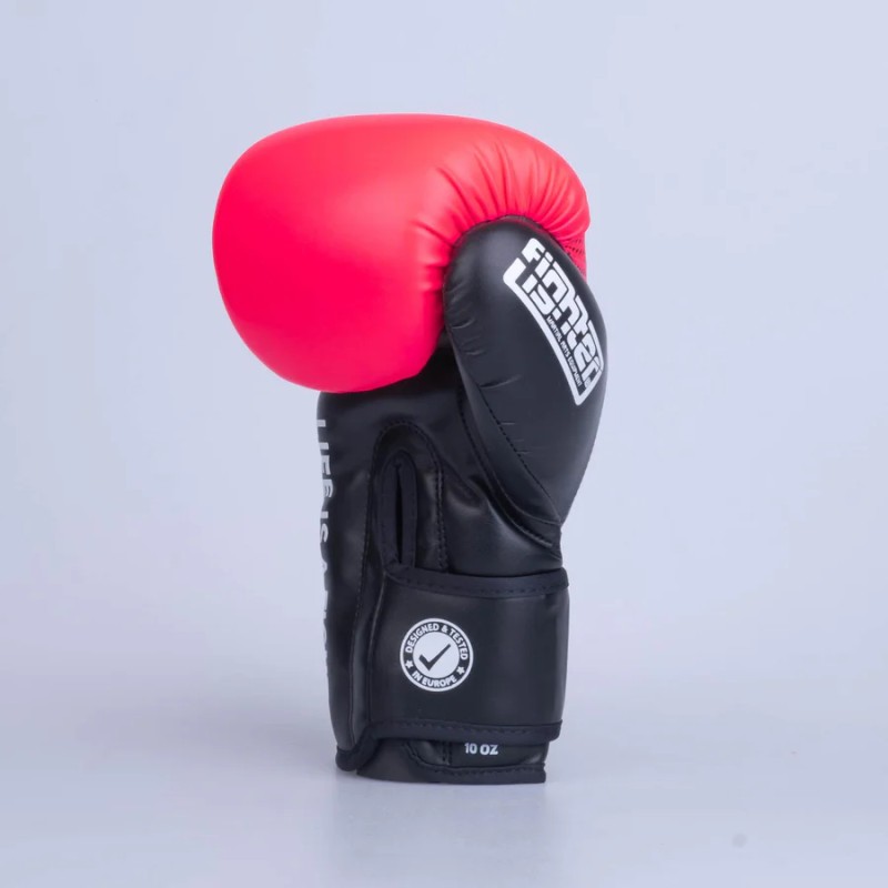 Gants de boxe Fighter Training PU - noir/or, FBG-TRP-001