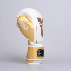 Gants de boxe Fighter Training PU - noir/or, FBG-TRP-001