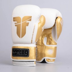 Gants de boxe Fighter Training PU - noir/or, FBG-TRP-001