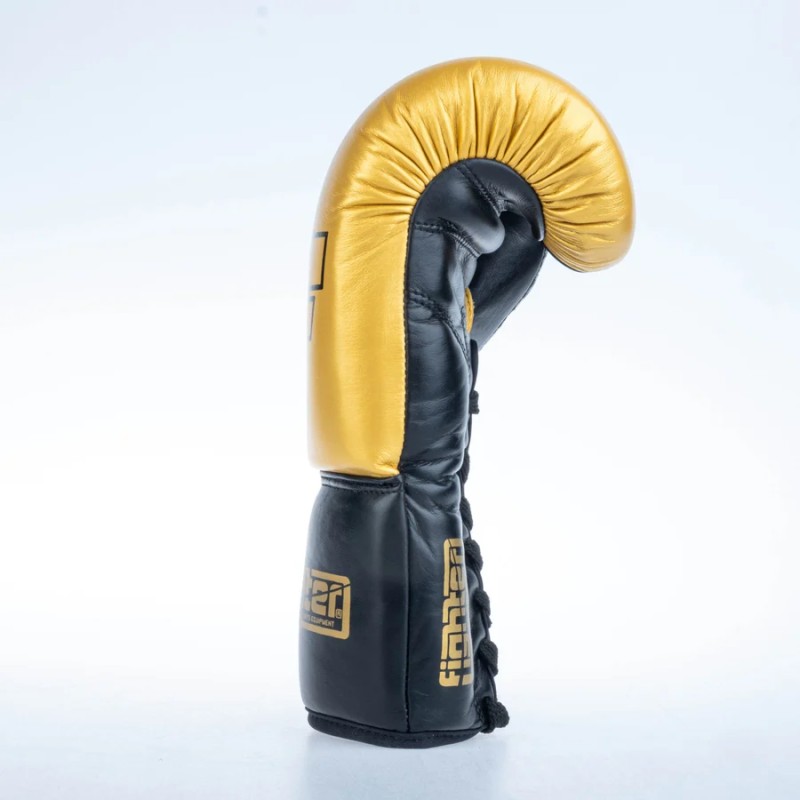 Gants de boxe de compétition Fighter - bleu, FBGF-002BL