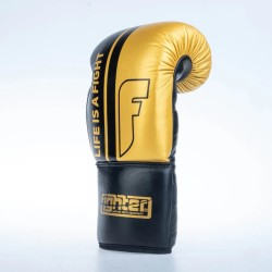 Gants de boxe de compétition Fighter - bleu, FBGF-002BL