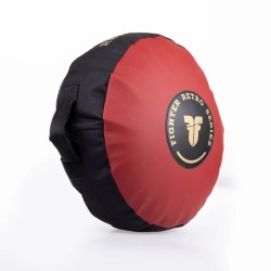 Cible ronde rétro pour combattant - marron