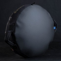 Cible ronde rétro pour combattant - marron