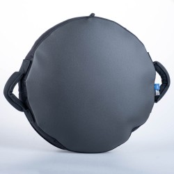 Cible ronde rétro pour combattant - marron