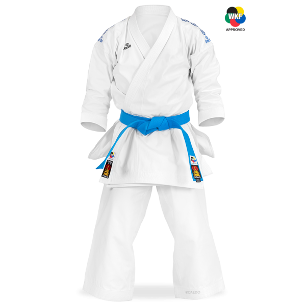 Karategi / Kimono "New Shiai" – 100 % Coton, 12 oz, Homologué WKF | Artsmartiaux.fr