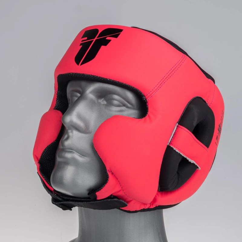 Casque de protection pour combattant Sparring Pro - rose, FHG-001CPK