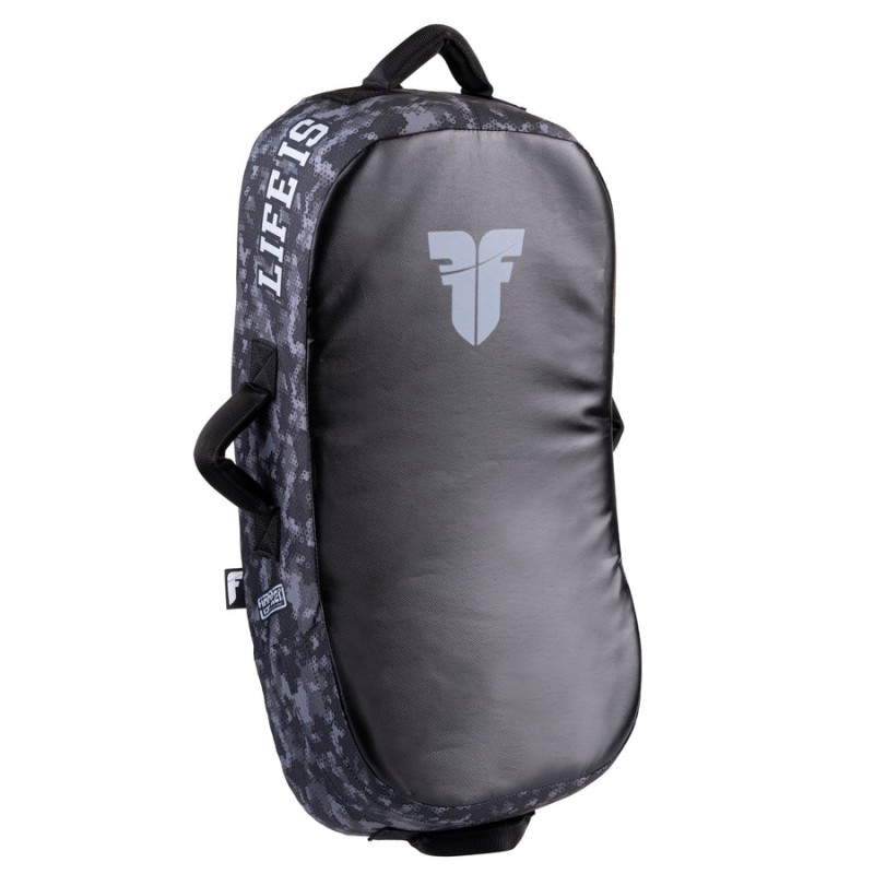 Bouclier de frappe de combat - MULTI GRIP - La vie est un combat - Rouge