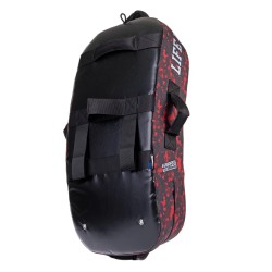 Bouclier de frappe de combat - MULTI GRIP - La vie est un combat - Rouge