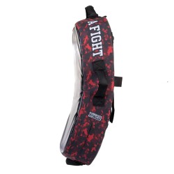 Bouclier de frappe de combat - MULTI GRIP - La vie est un combat - Rouge