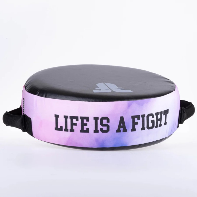 Bouclier rond de combat – La vie est un combat – Camouflage vert, FKSH-31