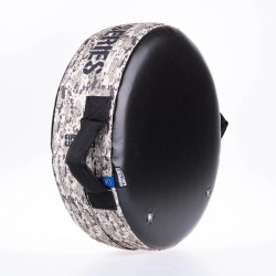 Bouclier rond de combat – La vie est un combat – Camouflage vert, FKSH-31