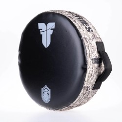 Bouclier rond de combat – La vie est un combat – Camouflage vert, FKSH-31