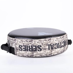 Bouclier rond de combat – La vie est un combat – Camouflage vert, FKSH-31