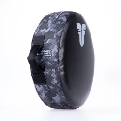 Bouclier rond de combat – La vie est un combat – Camouflage vert, FKSH-31