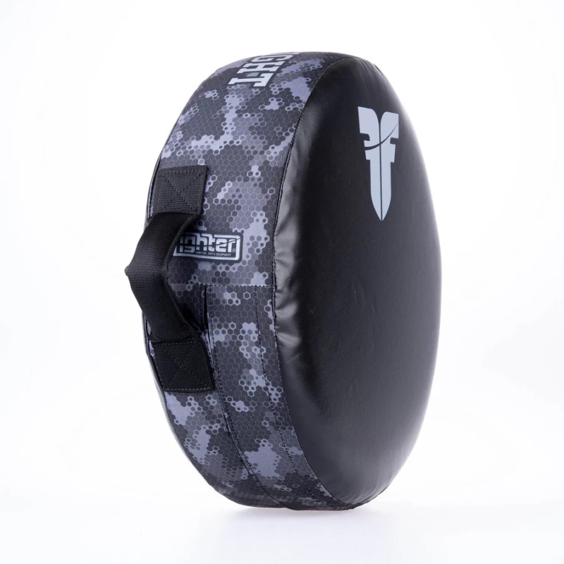Bouclier rond de combat – La vie est un combat – Camouflage vert, FKSH-31