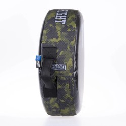 Bouclier rond de combat – La vie est un combat – Camouflage vert, FKSH-31