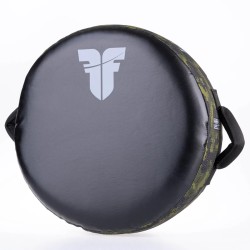 Bouclier rond de combat – La vie est un combat – Camouflage vert, FKSH-31