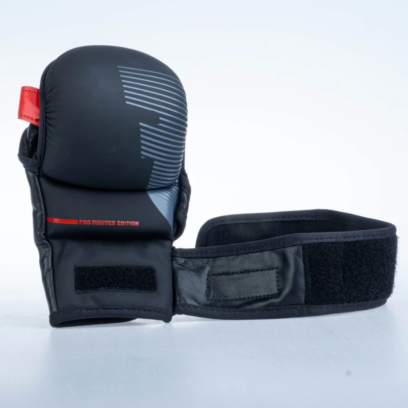 Gants de MMA Fighter Pro PU - noir, FMG-PRO-001