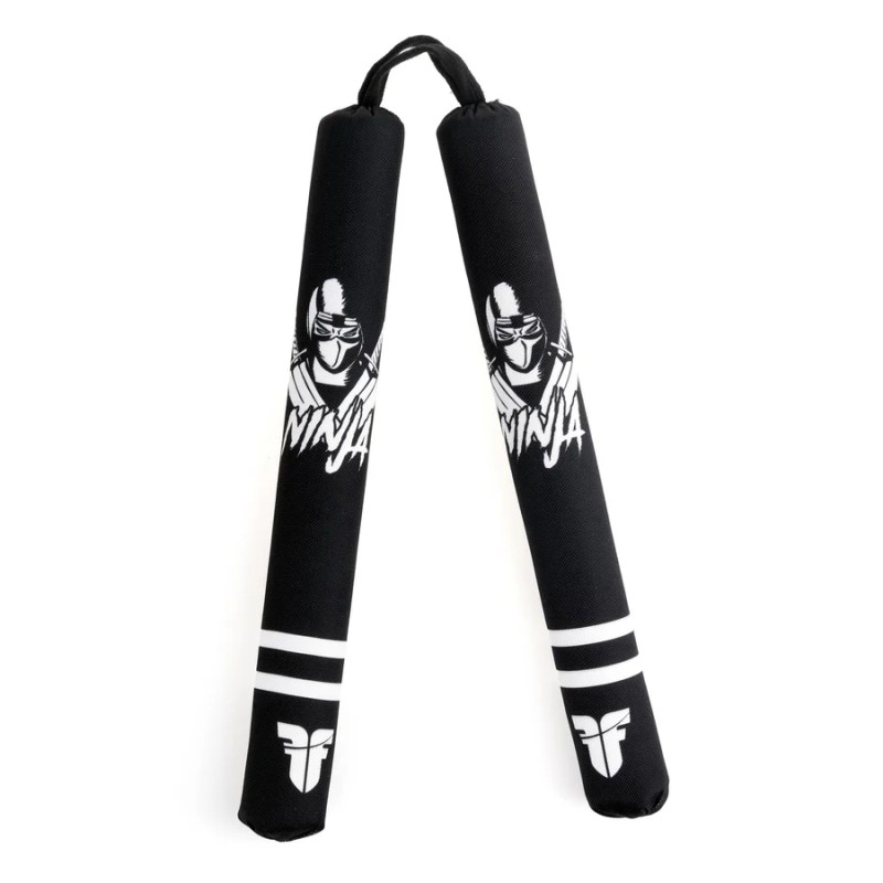 Nunchaku souple de combat - Dragon - jaune