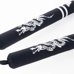 Nunchaku souple de combat - Dragon - jaune