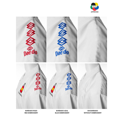 Karategi / Kimono "New Shiai" – 100 % Coton, 12 oz, Homologué WKF | Artsmartiaux.fr