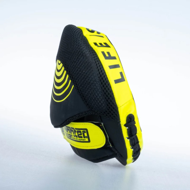 Bouclier rond Fighter Pro, petit format, noir/or, FSMPR-001-BG