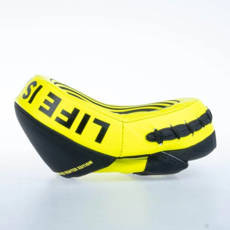 Bouclier ovale Fighter Pro, petit format, noir/néon, FSMPR-002-NB