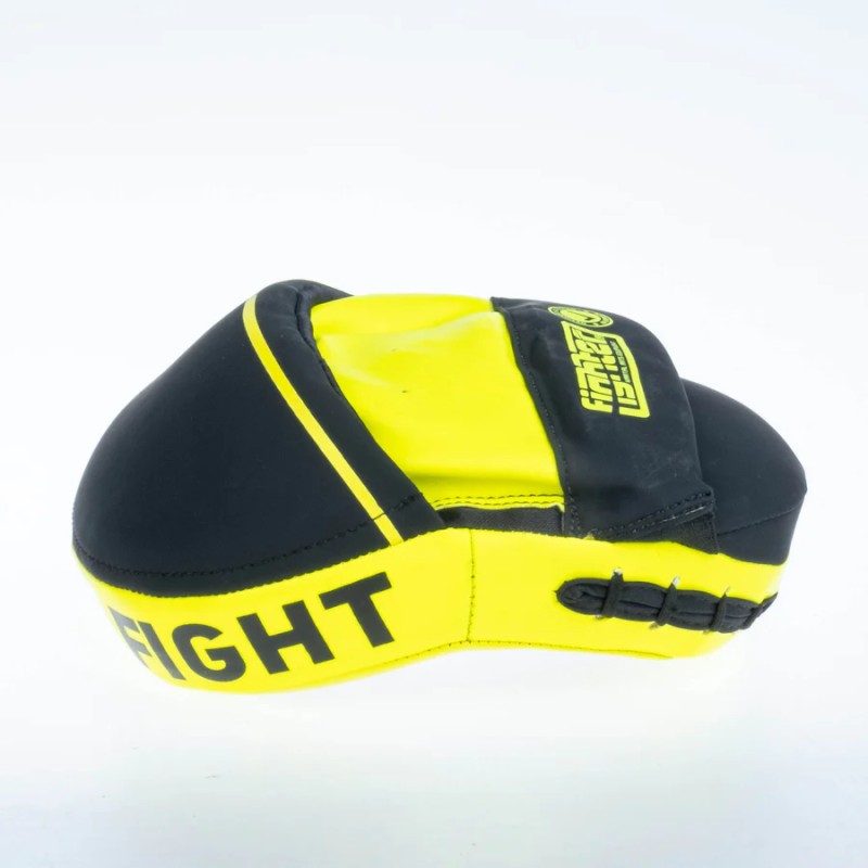 Bouclier ovale Fighter Pro, petit format, noir/néon, FSMPR-002-NB
