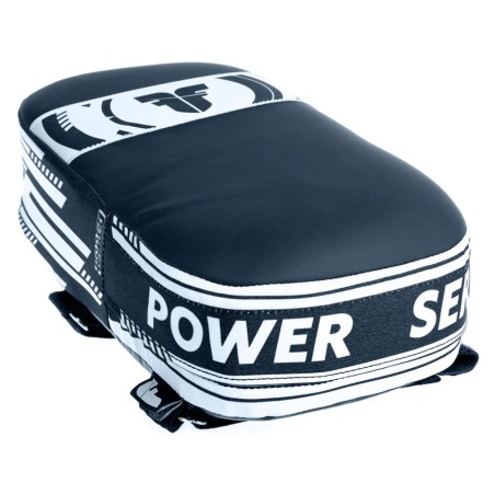 Bouclier de combat thaïlandais MAXI - Série Power - noir/jaune fluo