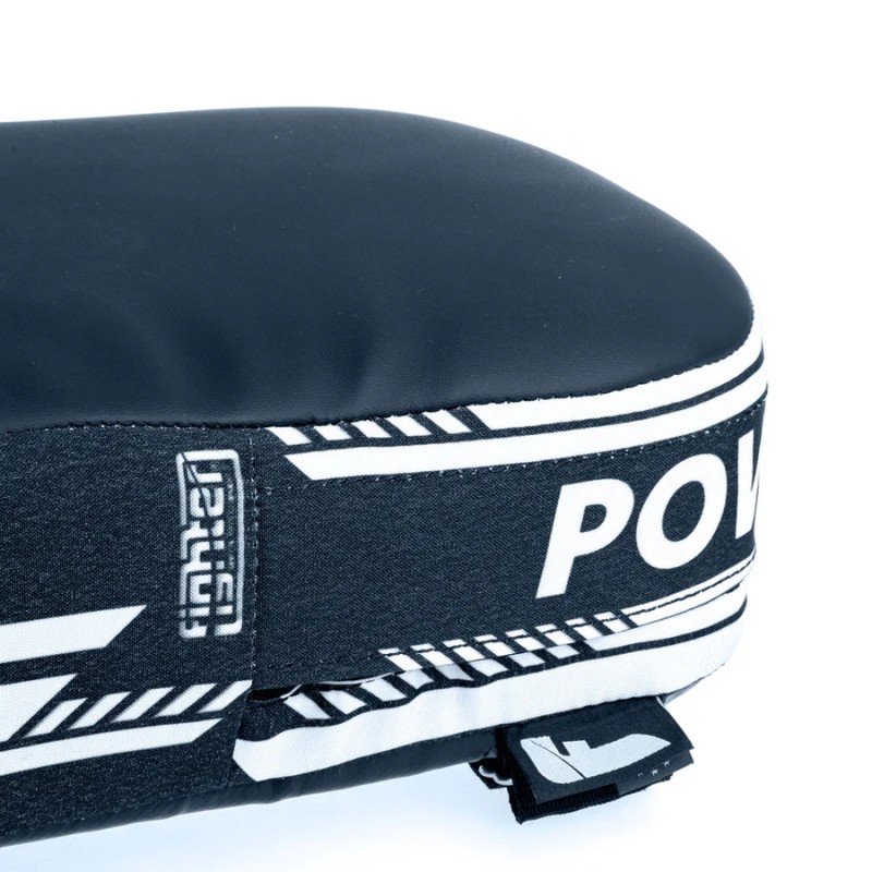 Bouclier de combat thaïlandais MAXI - Série Power - noir/jaune fluo