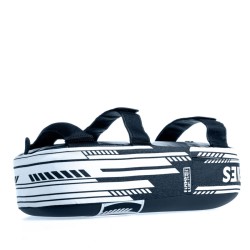 Bouclier de combat thaïlandais MAXI - Série Power - noir/jaune fluo