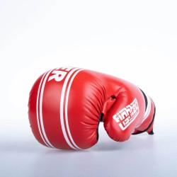 Gants de combat ouverts à rayures - Édition SGP - rouge